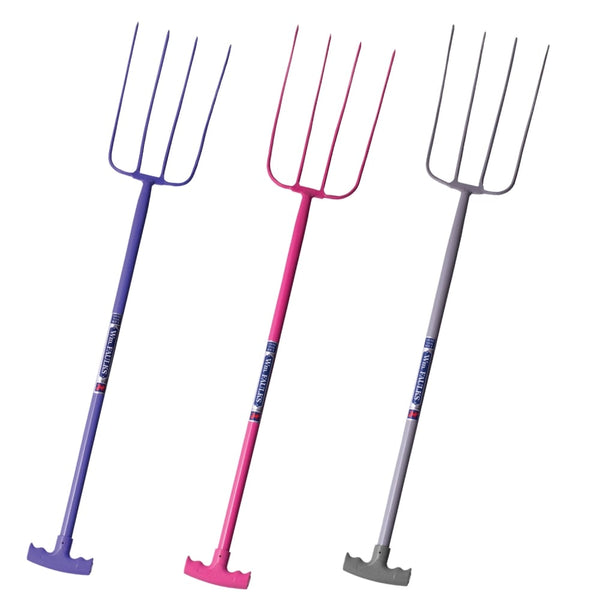 Red Gorilla 4 Prong T Handle Manure Fork