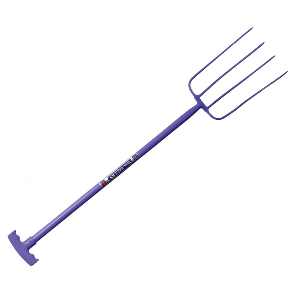 Red Gorilla 4 Prong T Handle Manure Fork