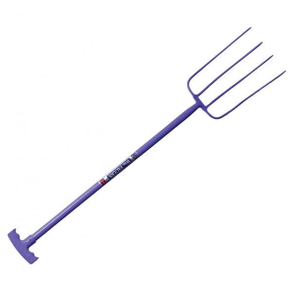 Red Gorilla 4 Prong T Handle Manure Fork
