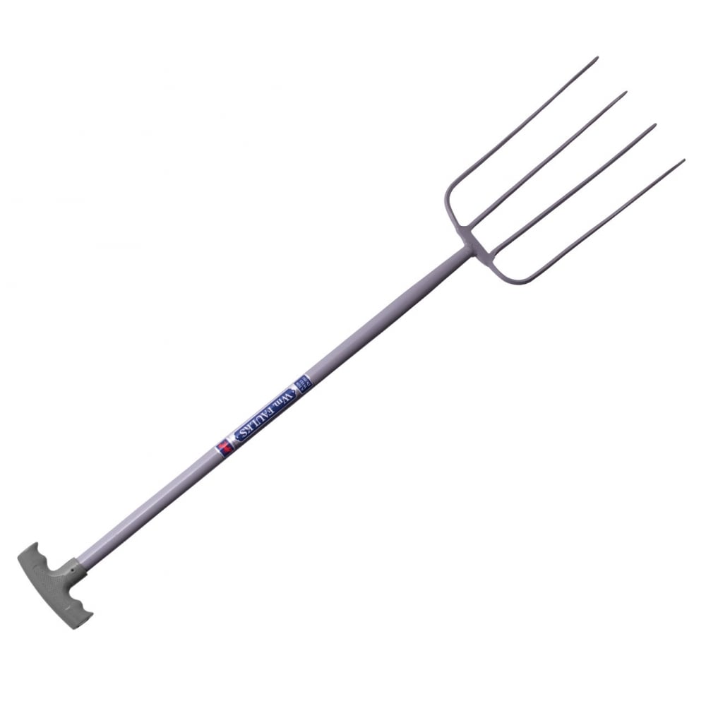 Red Gorilla 4 Prong T Handle Manure Fork