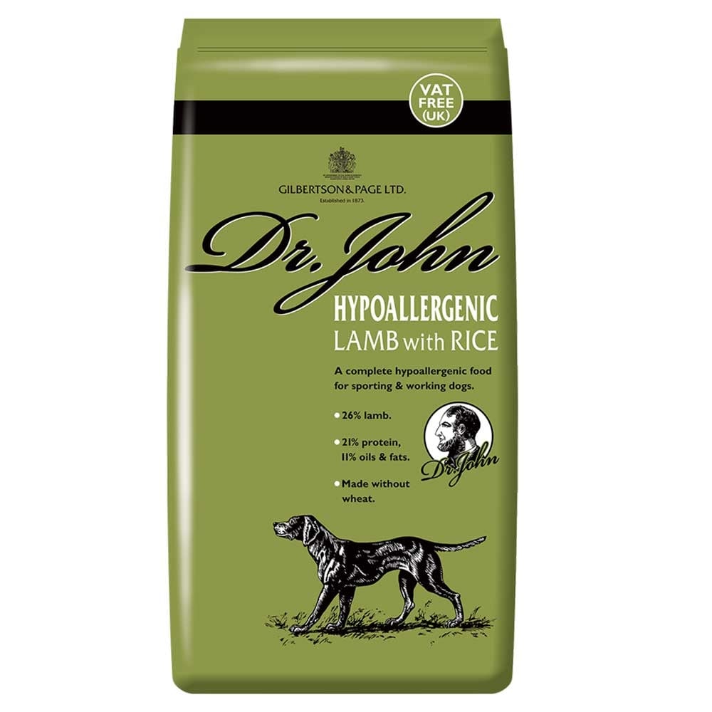 Dr. John Hypoallergenic Lamb With Rice Dog Food 12.5Kg