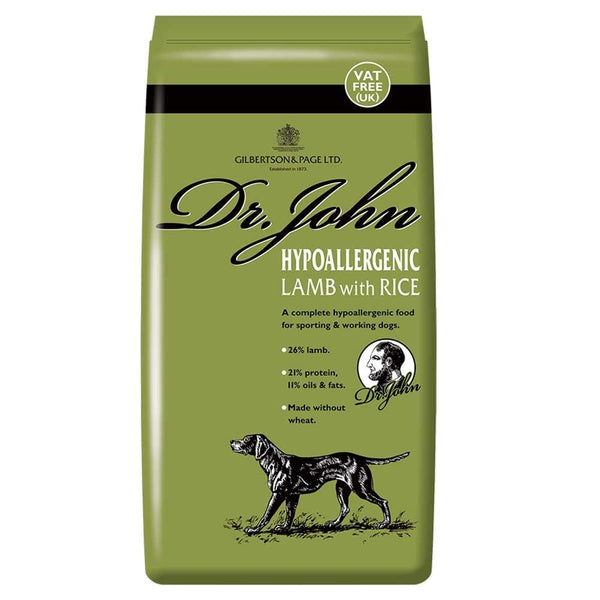 Dr. John Hypoallergenic Lamb With Rice Dog Food 12.5Kg
