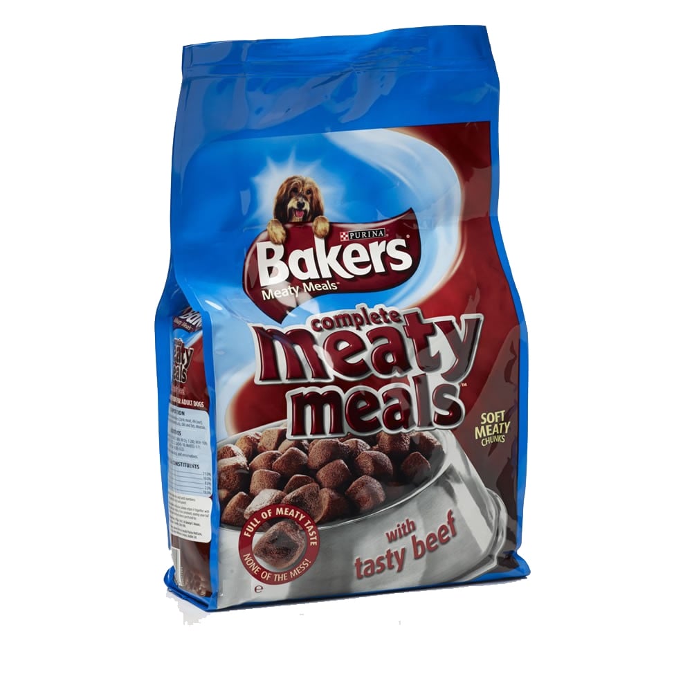 Bakers Complete Meaty Meals Adult Dog Food Beef