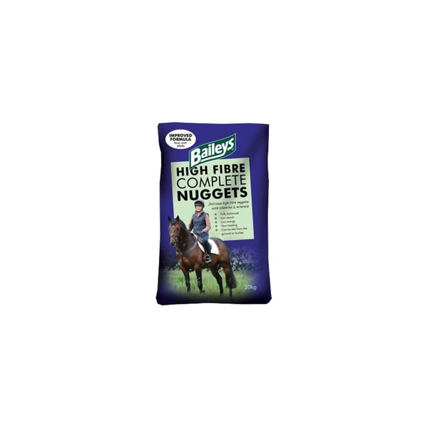 Baileys High Fibre Complete Nuggets - Horse Feed 20Kg