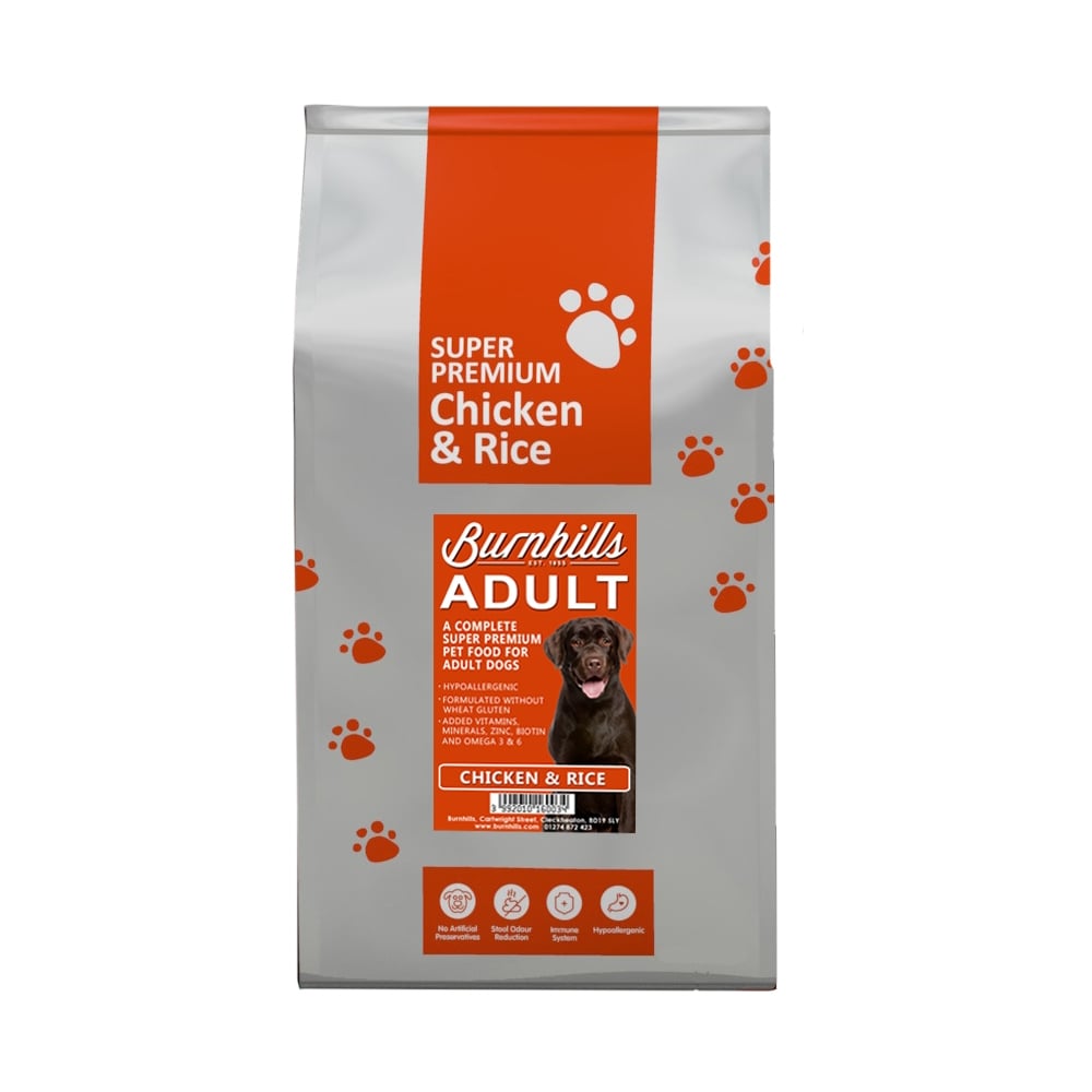 Burnhills Super Premium Adult Chicken & Rice Dog Food