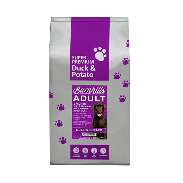 Burnhills Super Premium Adult Duck & Potato Dog Food