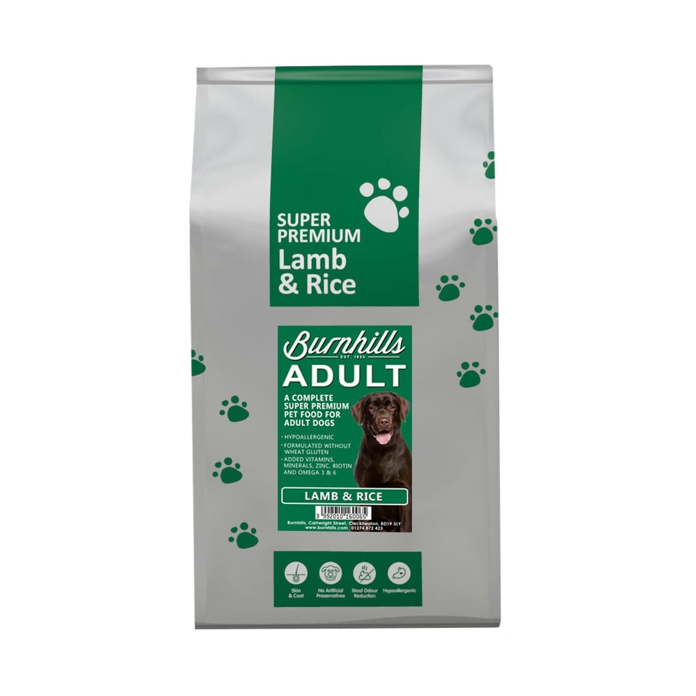 Burnhills Super Premium Adult Lamb & Rice Dog Food