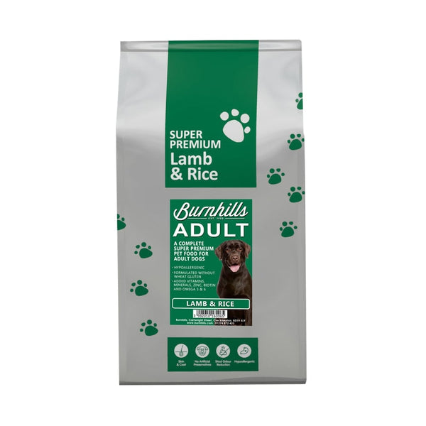 Burnhills Super Premium Adult Lamb & Rice Dog Food