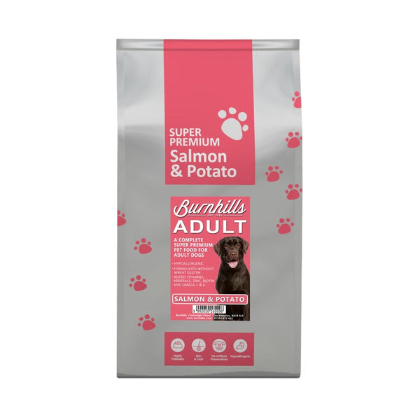 Burnhills Super Premium Adult Salmon & Potato Dog Food