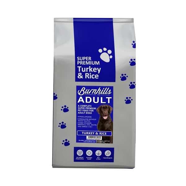 Burnhills Super Premium Adult Turkey & Rice Dog Food