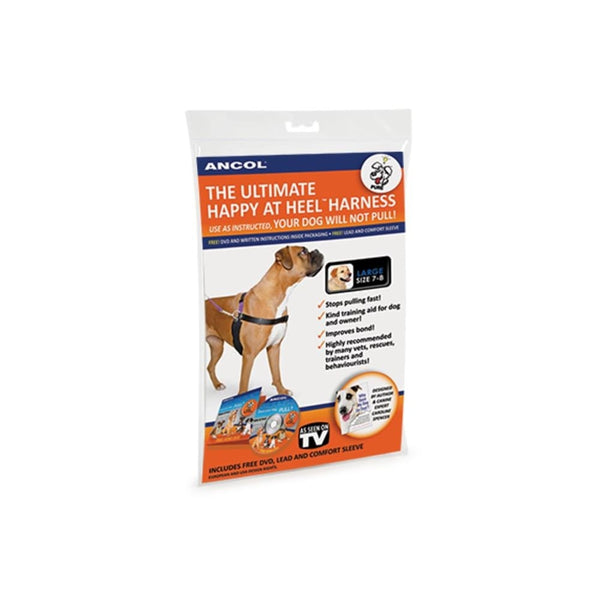 Ancol Happy At Heel Dog Training Harness & Lead Set with DVD