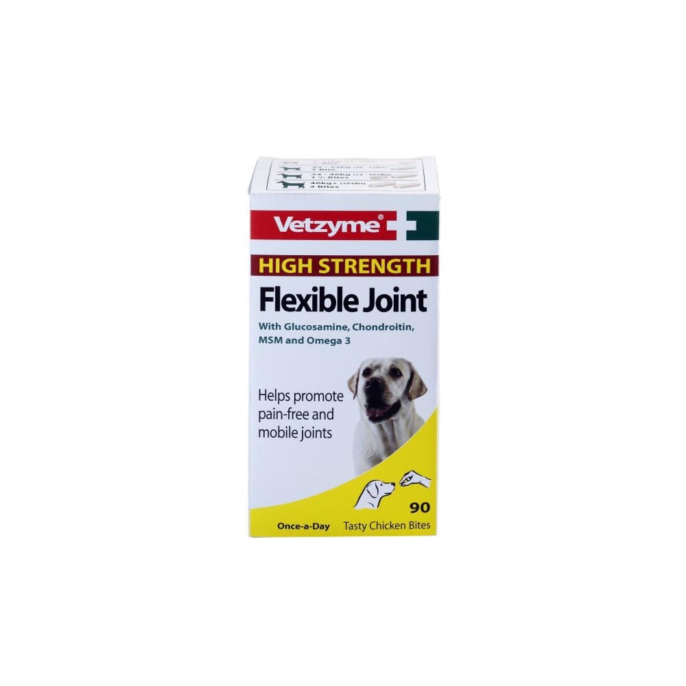 Vetzyme High Strength Flexible Joint For Dogs 90 Tablets