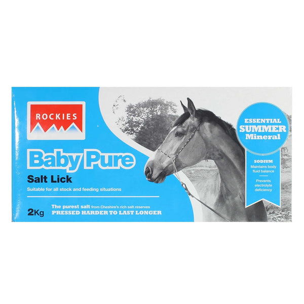 Rockies Baby Pure Salt Horse Lick 2Kg