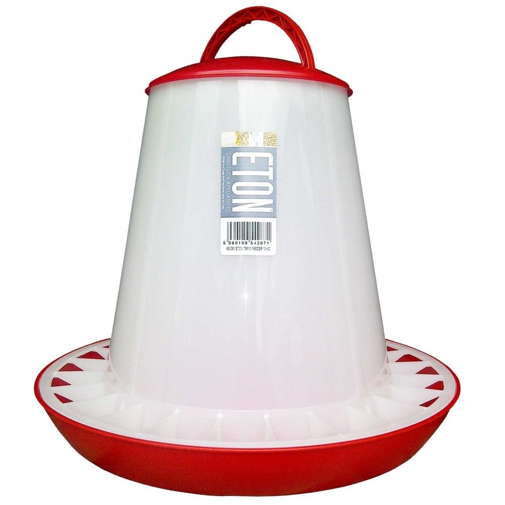 Eton Poultry Feeder Red
