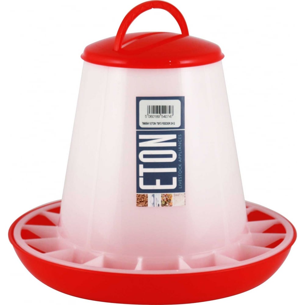 Eton Poultry Feeder Red