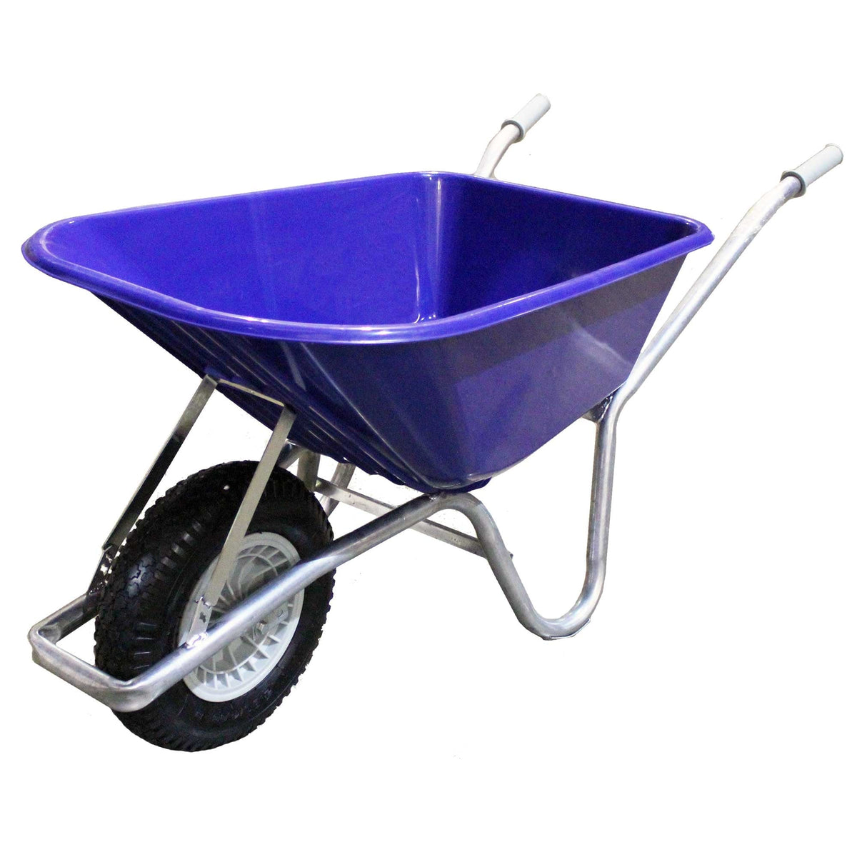 Burnhills 100Ltr Classic Blue Wheelbarrow