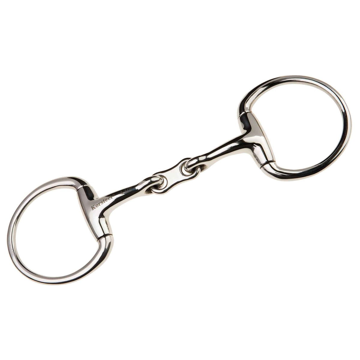 JP Korsteel Stainless Steel French Link Eggbutt Snaffle Bit