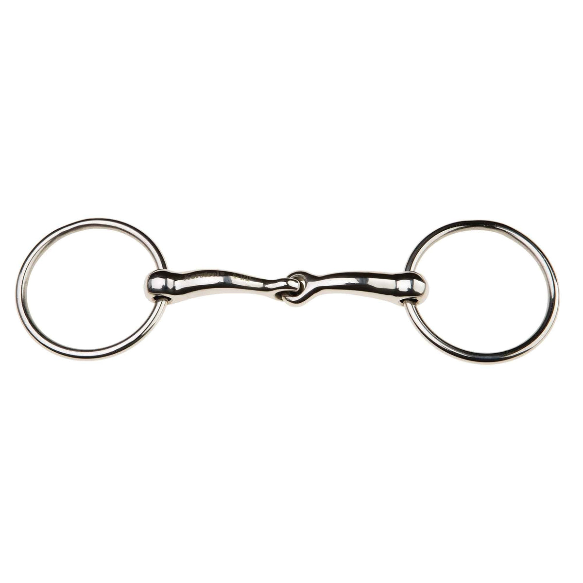 JP Korsteel Stainless Steel Jointed Loose Ring Snaffle Bit