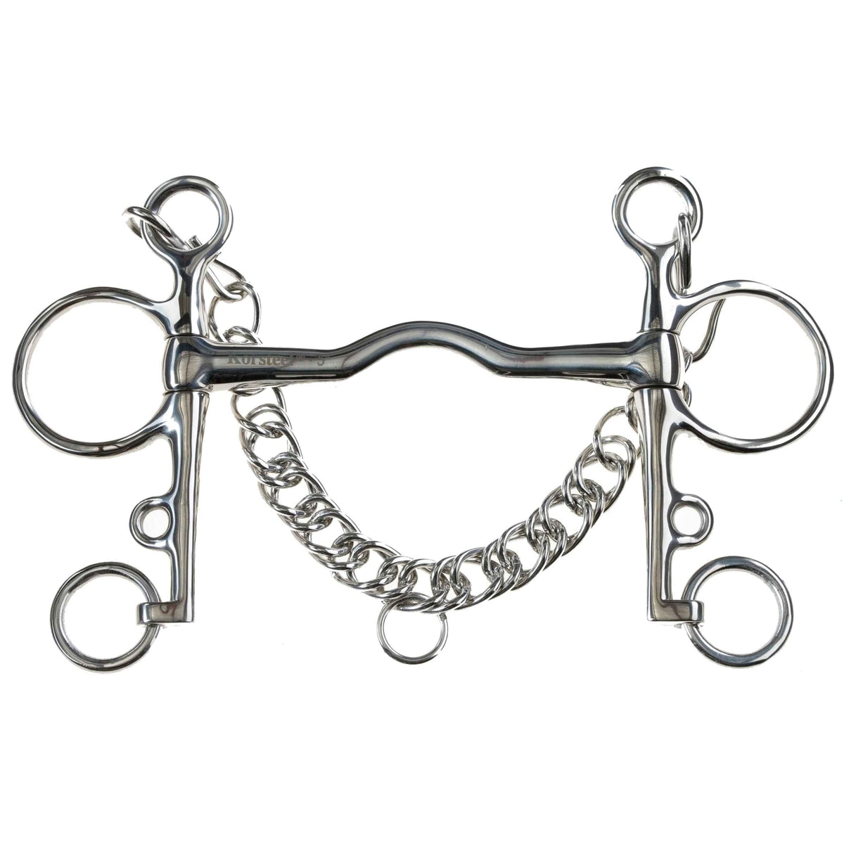 Korsteel Stainless Steel Cambridge Mouth Pelham Bit