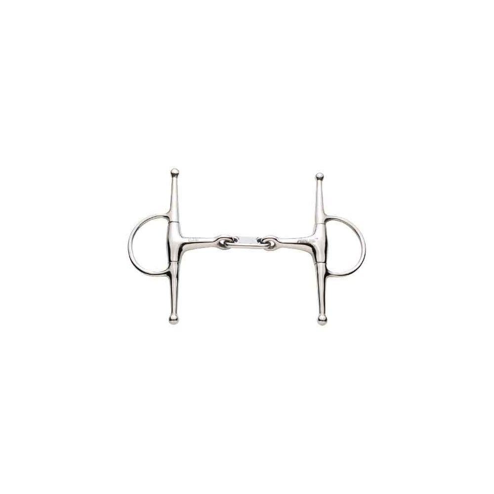 Korsteel Stainless Steel French Link Full Cheek Snaffle Bit