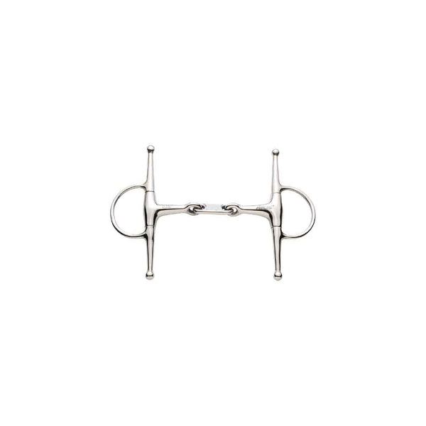 Korsteel Stainless Steel French Link Full Cheek Snaffle Bit
