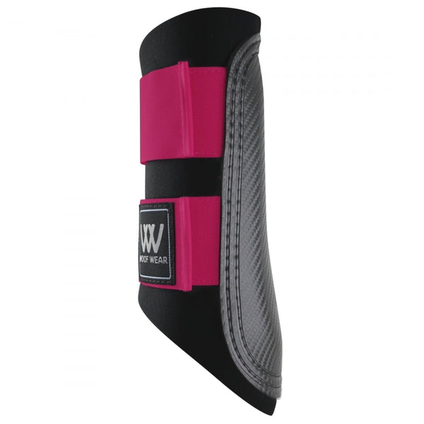 Woof Wear Club Brushing Boots Black/Berry