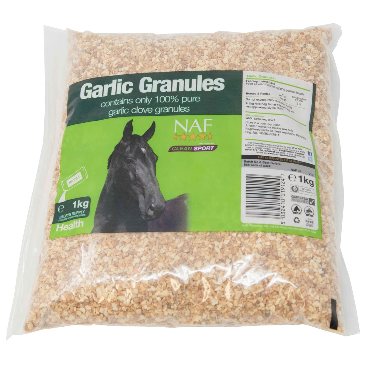 NAF Garlic Granules - Horse Supplement Refill