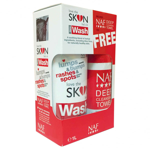 NAF Love The Skin He's In Wash 1Ltr - Horse Skincare Wash