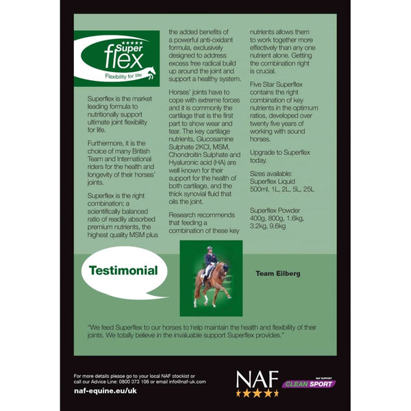 NAF 5 Star Superflex Joint Powder