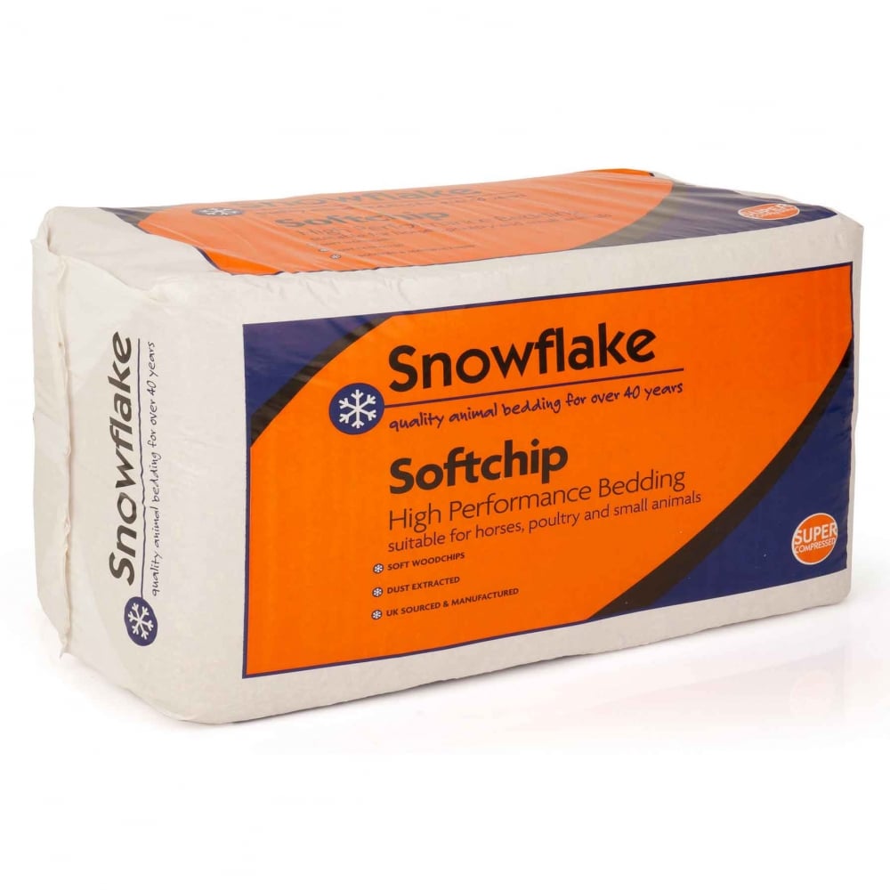 Snowflake Softchip Horse Bedding Bale 20Kg