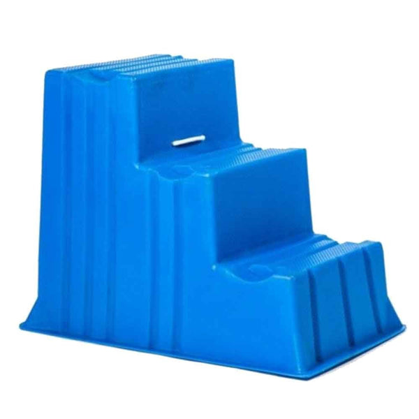 Stubbs Up & Over 3 Step Mounting Block Blue
