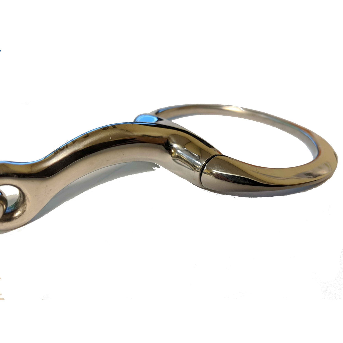 JP Korsteel Stainless Steel French Link Eggbutt Snaffle Bit