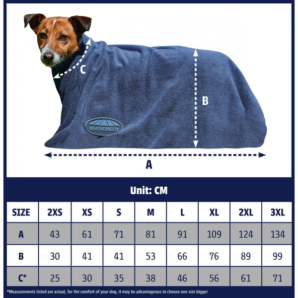 Weatherbeeta Dry Dog Bag Navy