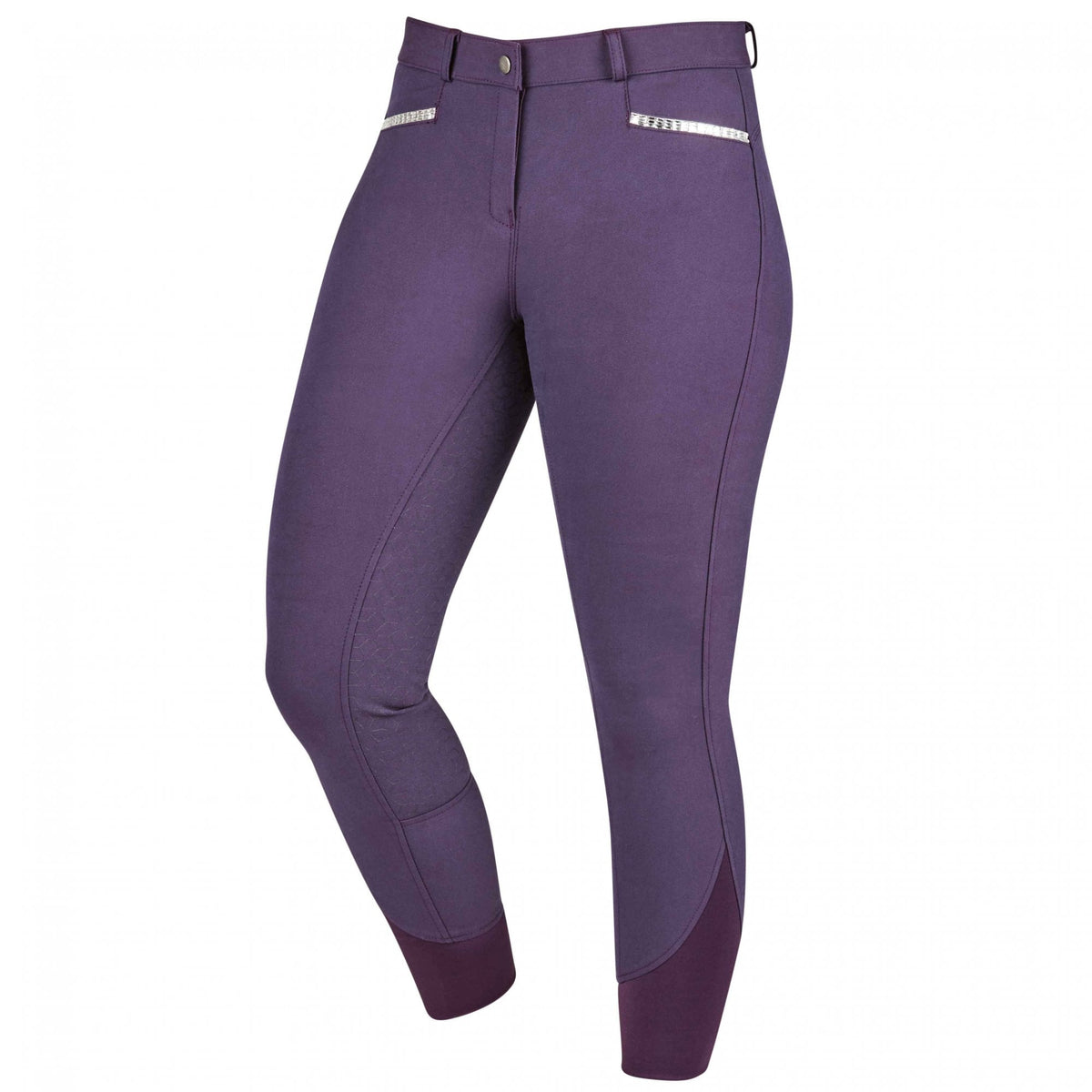 Dublin Onyx Gel Full Seat Breeches Plum