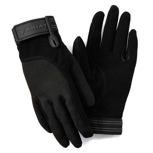 Ariat Tek Grip Riding Gloves Black