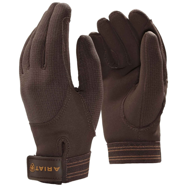Ariat Insulated Tek Grip Riding Gloves Bark