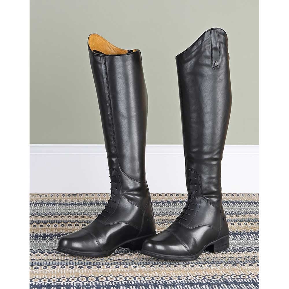 Shires Moretta Gianna Leather Riding Boots Black Standard Fit