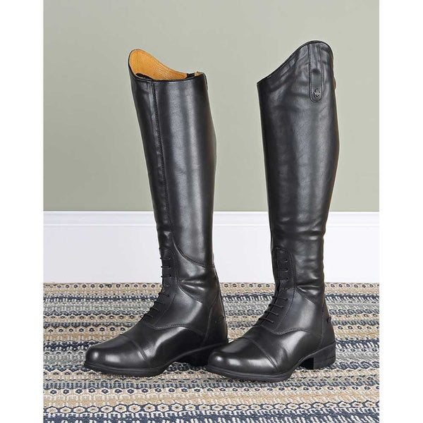 Shires Moretta Gianna Leather Riding Boots Black Standard Fit