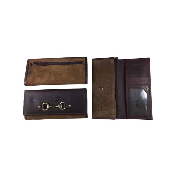 Grays Lily Purse In Leather & Suede