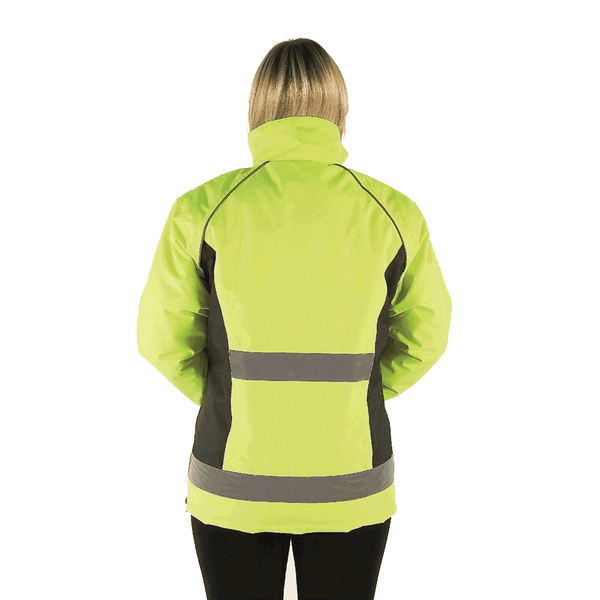 Hy HyVIZ Waterproof Riding Jacket Yellow/Black