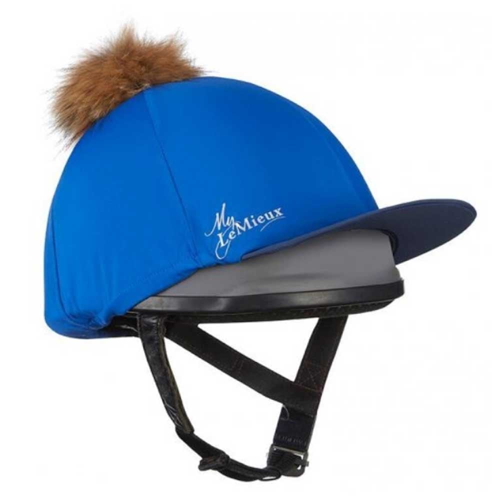 LeMieux Pom Pom Hat Silk Benetton & Navy