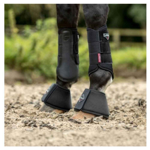 LeMieux Soft Shell Overreach Boots Black - Horse Boots