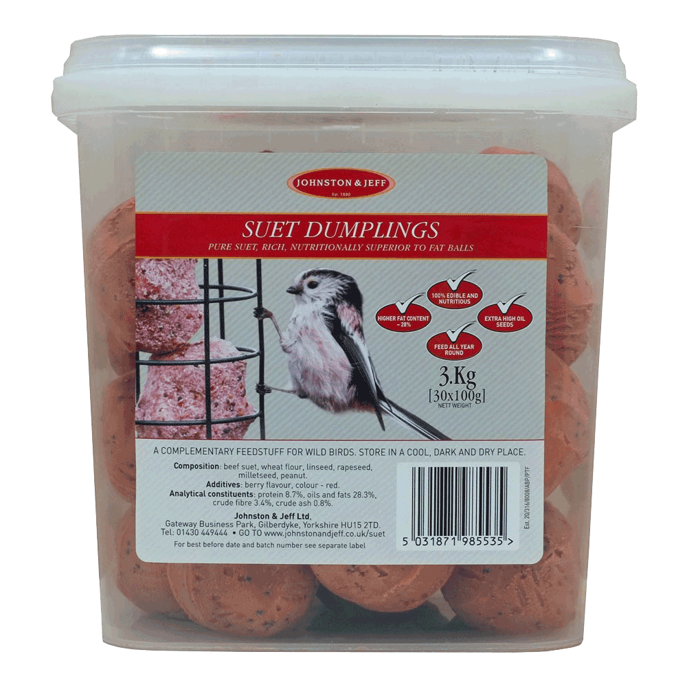 Johnston & Jeff Suet Dumplings - Wild Bird Food
