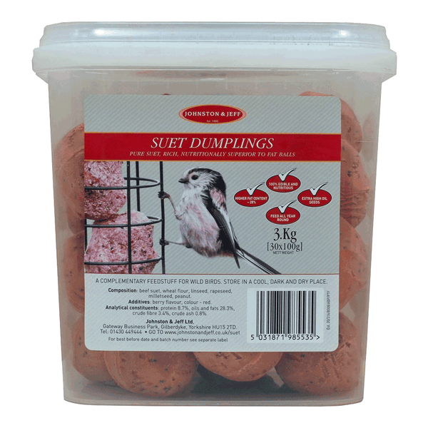 Johnston & Jeff Suet Dumplings - Wild Bird Food