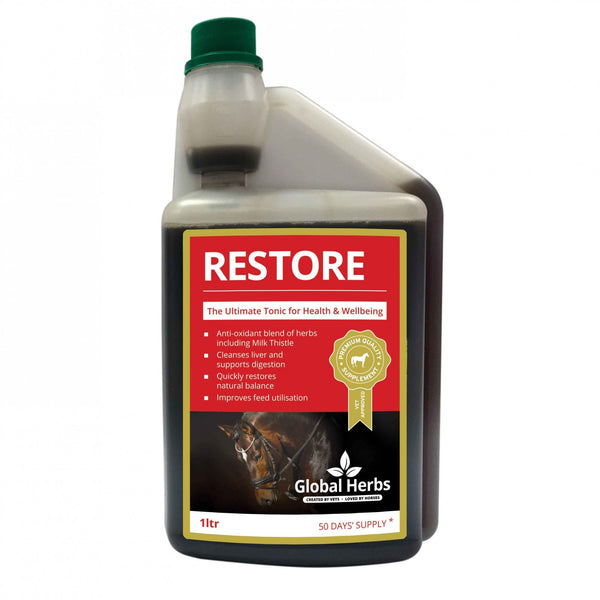 Global Herbs Restore Liquid - Horse Liver Tonic