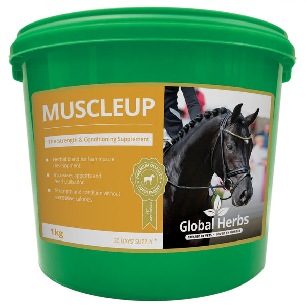 Global Herbs Muscle Up - Horse Supplement 1Kg