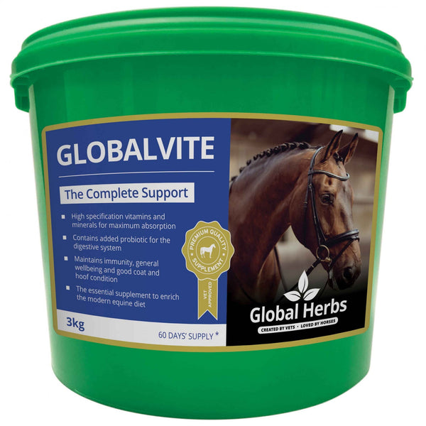 Global Herbs GlobalVite - Horse Supplement 3Kg