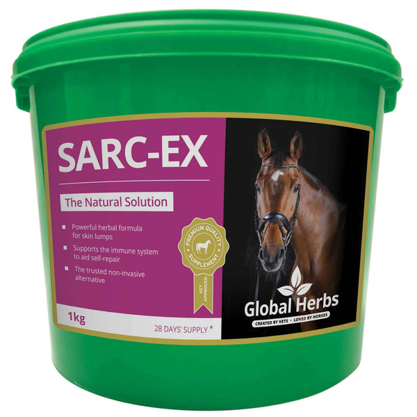 Global Herbs Sarc-Ex - Horse Supplement 1Kg