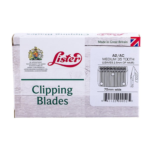 Lister A2/AC Medium Clipper Blades