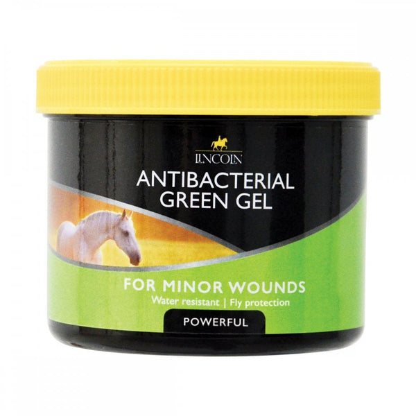 Lincoln Antibacterial Green Gel for Horse Wounds 400g